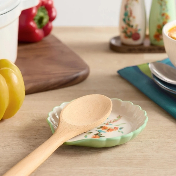 💜 New Pioneer Woman Ceramic Spoon Rest - Picture 5 of 5